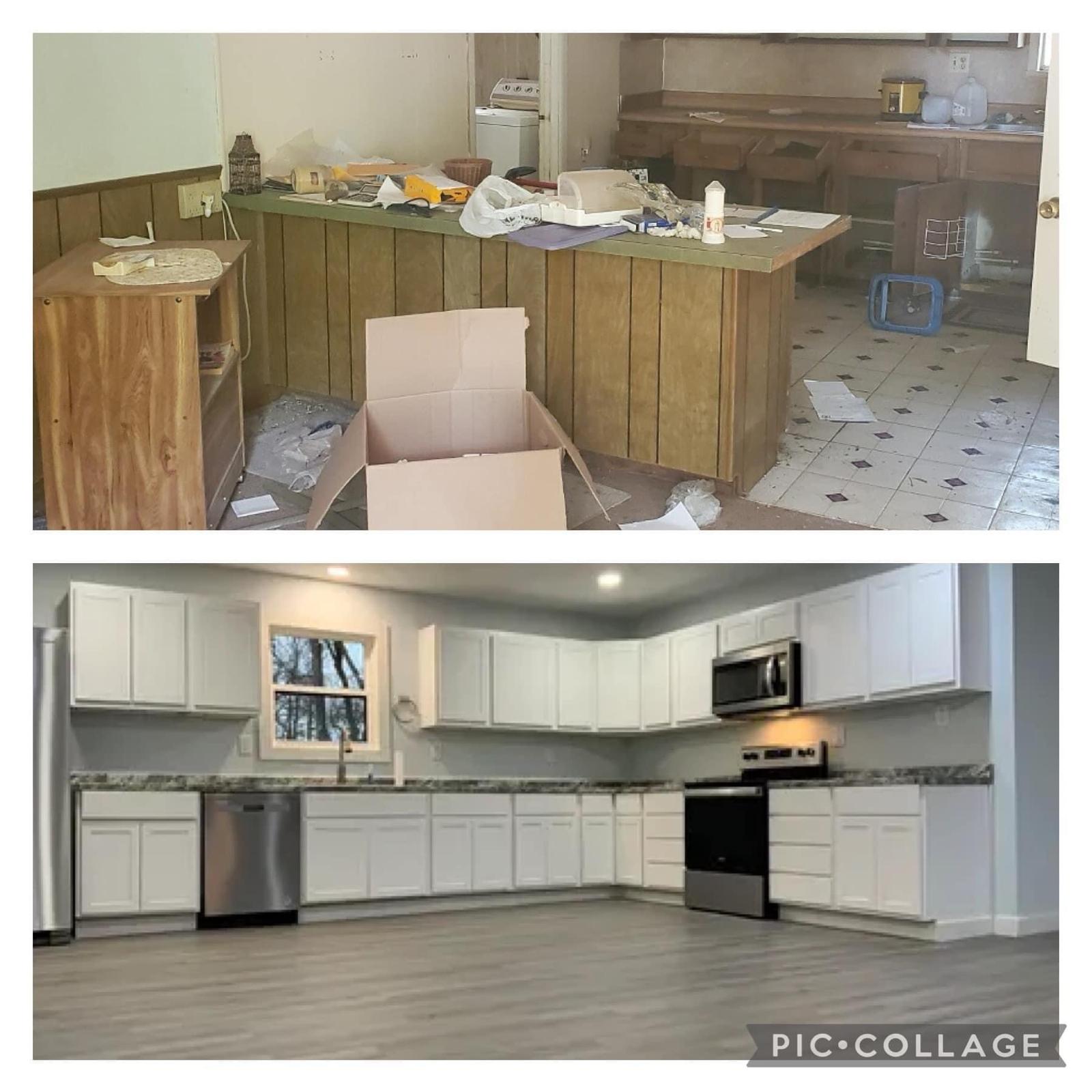 Interior remodeling project by Innovation General Construction LLC